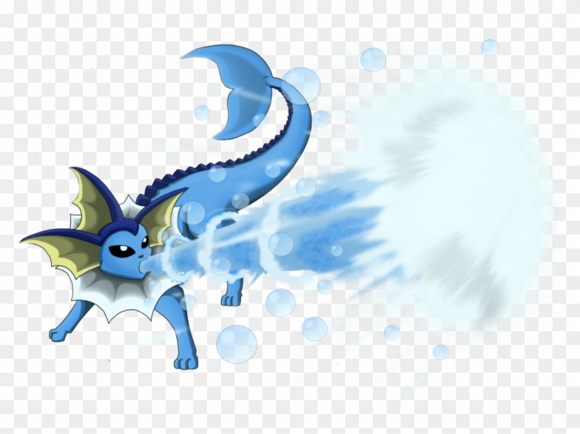 Vaporeon Used Hydro Pump Attack By Shinragod - Vaporeon Using Hydro Pump #645520