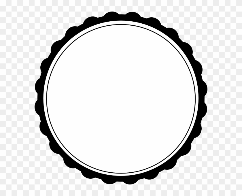 Photos Round Circle Rope Border Dots Seal Clip Art - Remo Emperor Smooth White #645599