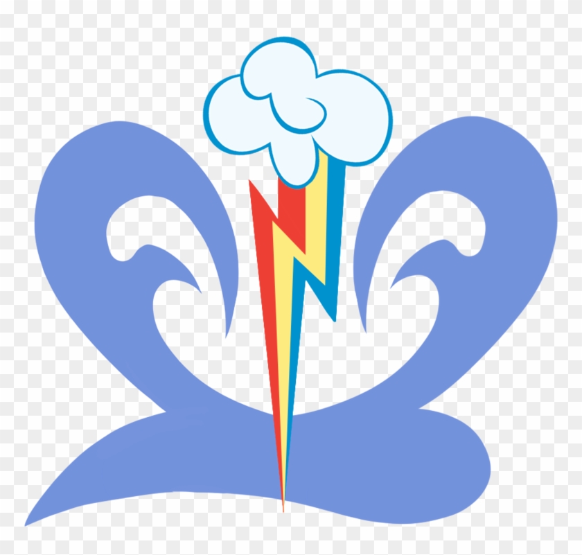 Rainbow Dash Cutiemark Fusion By Mallyazure - Soarin And Rainbow Dash Cutie Mark #645693