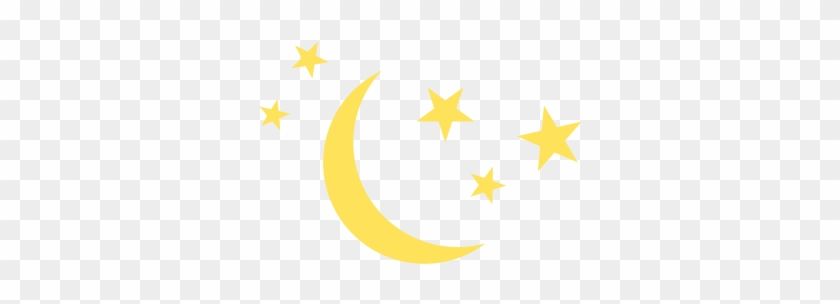 Moon And Stars Png - Yellow Moon And Stars #645785