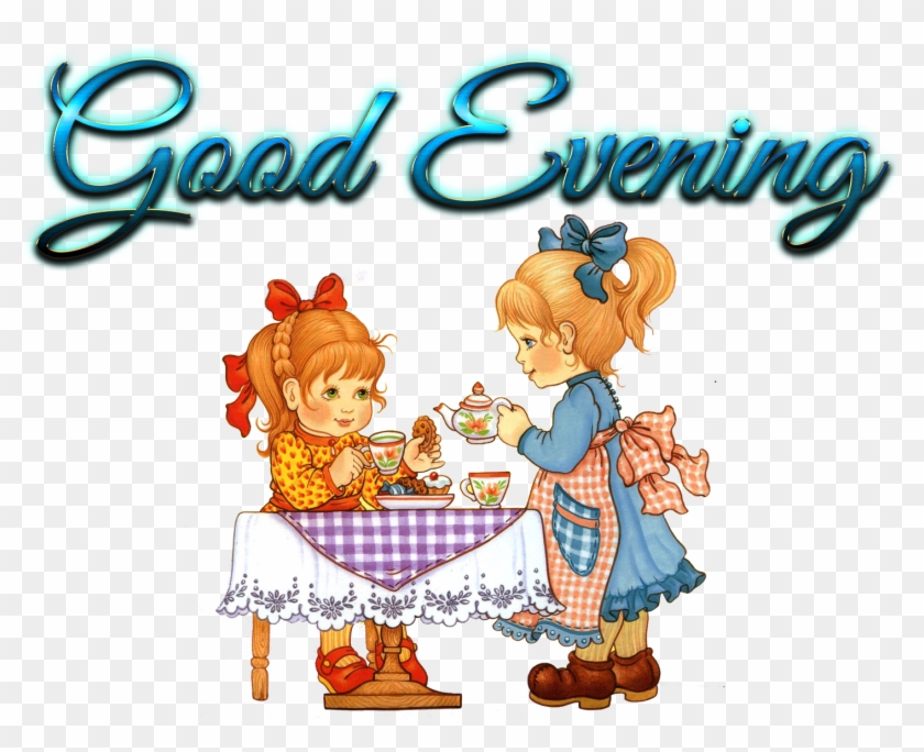 Good Evening Transparent - Goog Evening Cartoon Png #645936