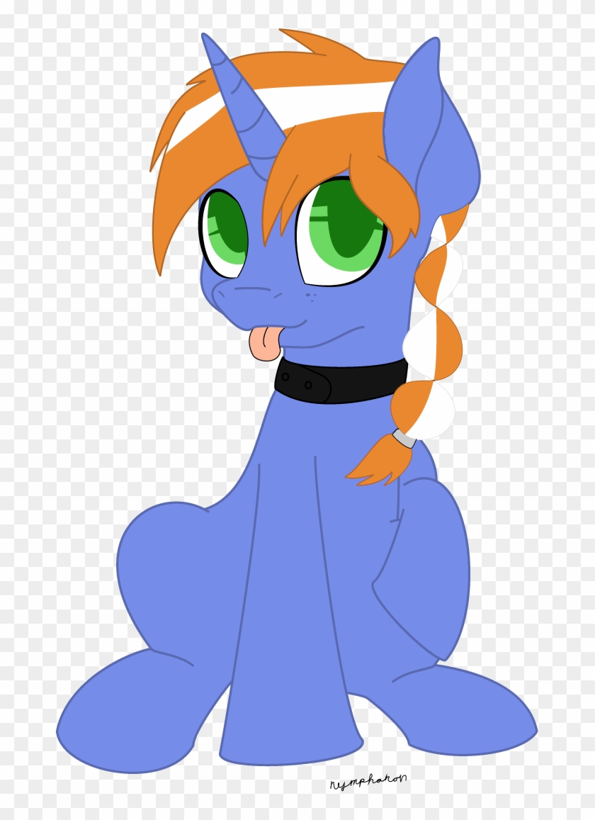 Nymphanon, Braid, Collar, Fallout Equestria, Fallout - Cartoon #645973