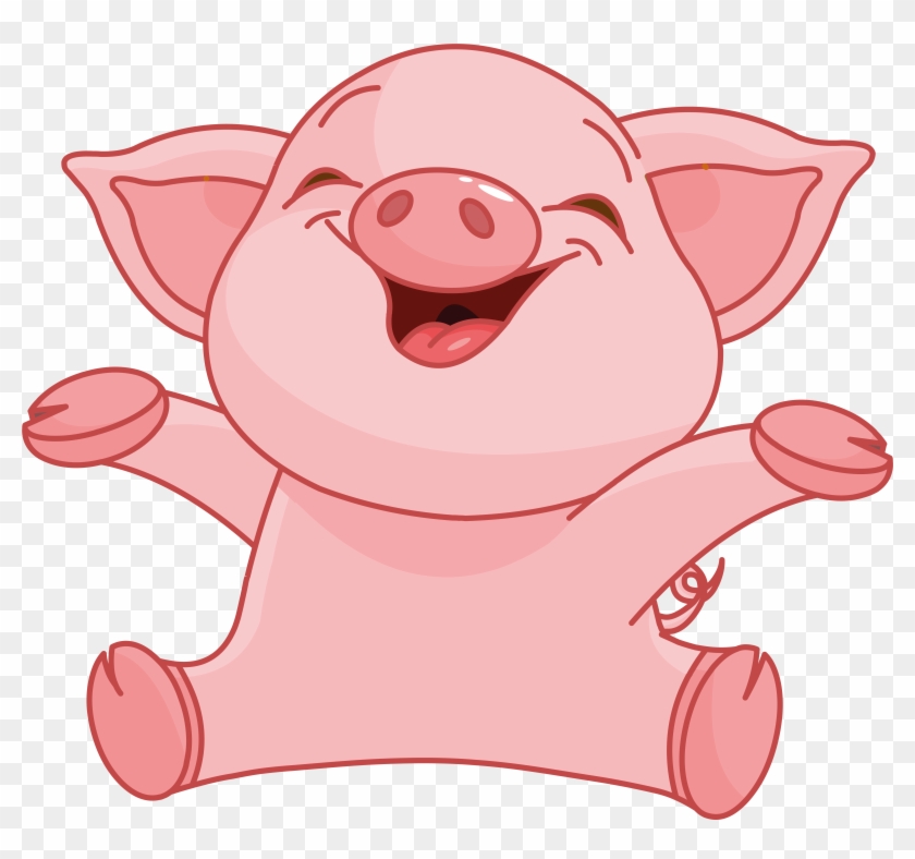 Domestic Pig Cartoon Royalty-free - Domestic Pig Cartoon Royalty-free #646470