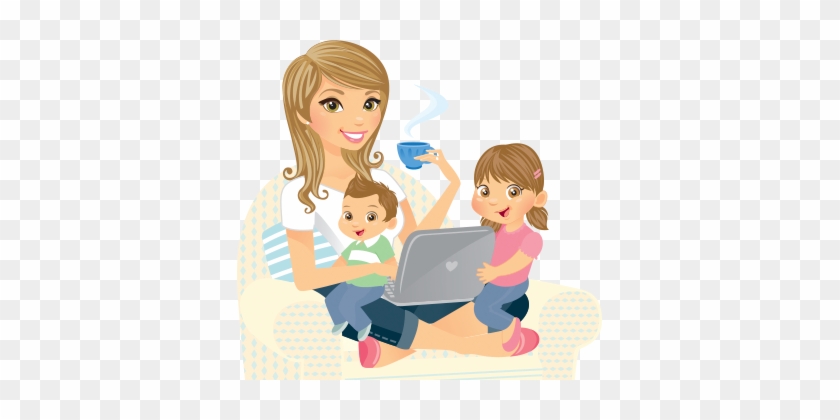 Mãe E Bebe Desenho Png #646594