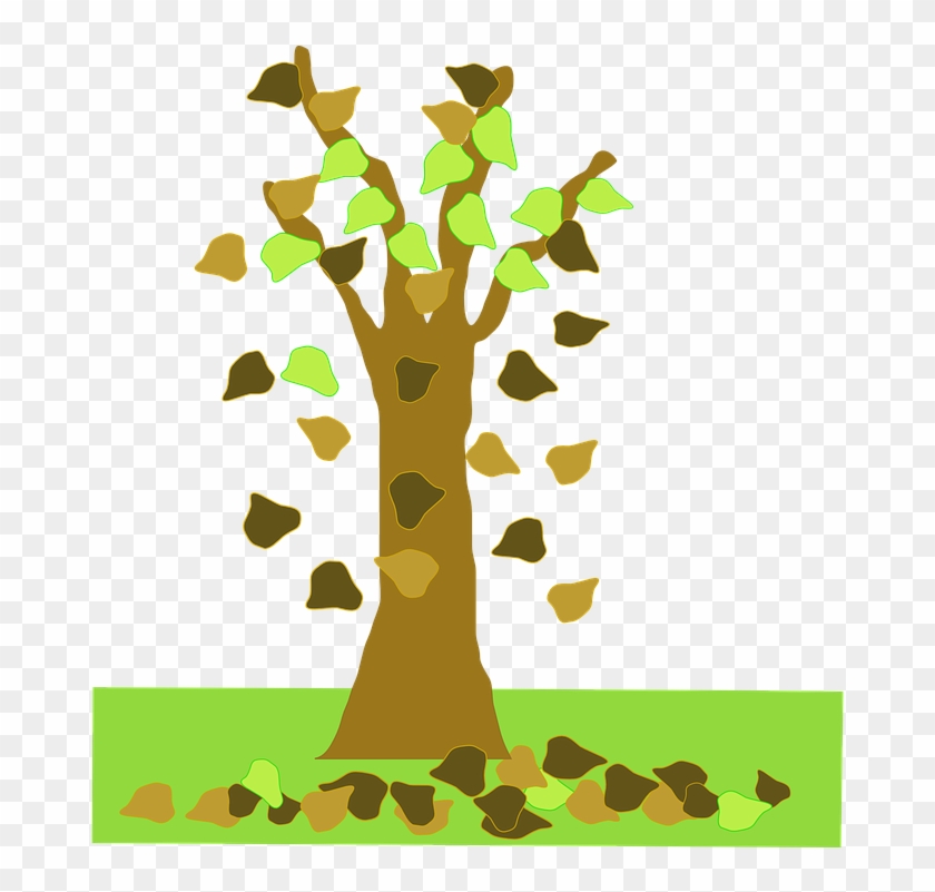 Autumn Tree Clipart 25, - Animated Fall Clip Art #646672