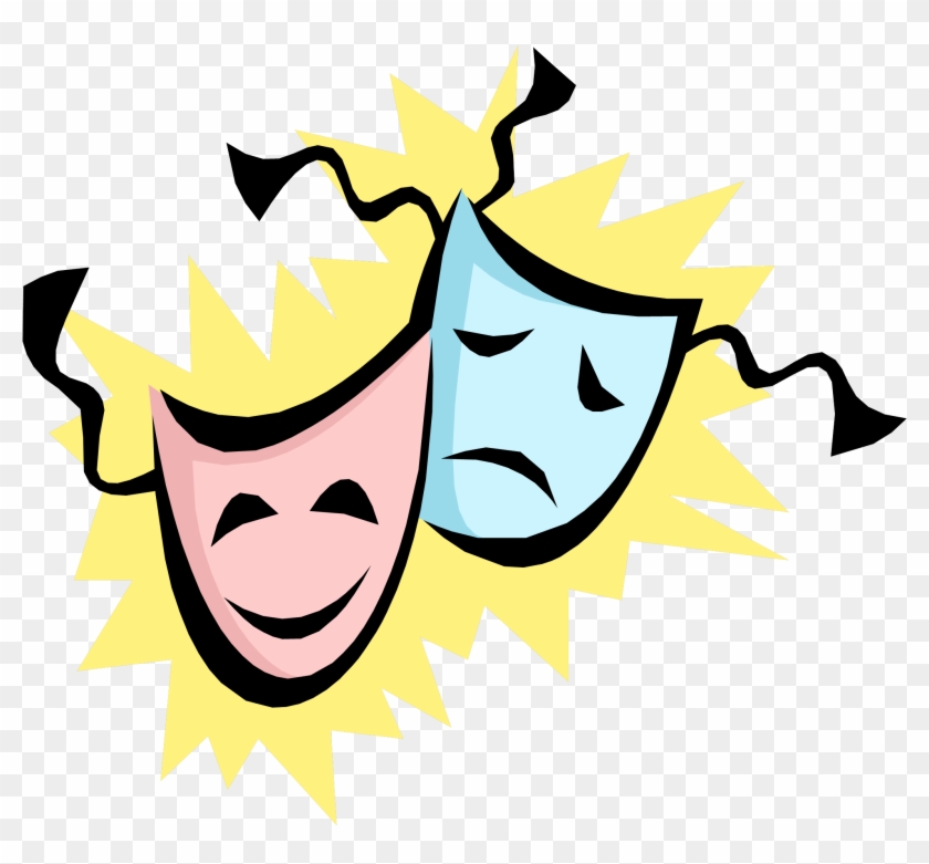 Theatre Comedy Clip Art - Theatre Comedy Clip Art #646705