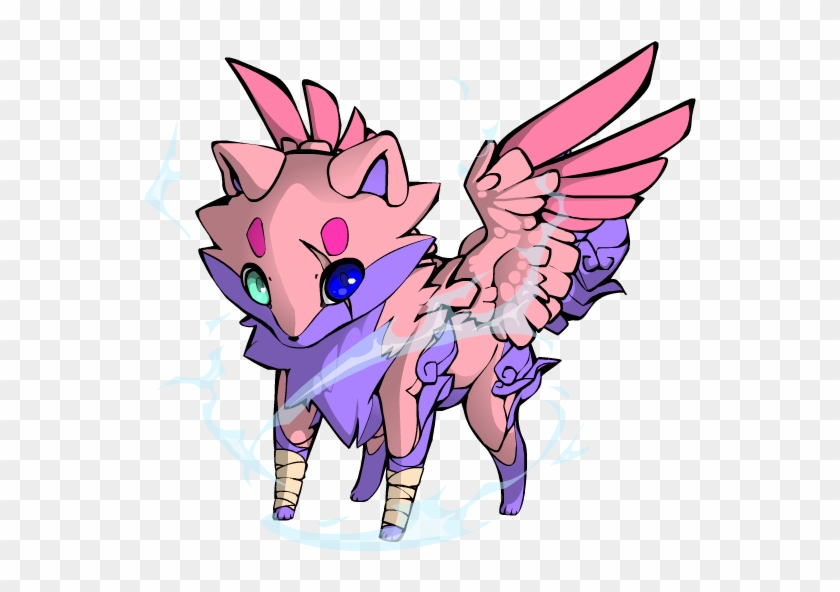 Cherry Blossom Fox Oc By Snowy626 - Cartoon #646867