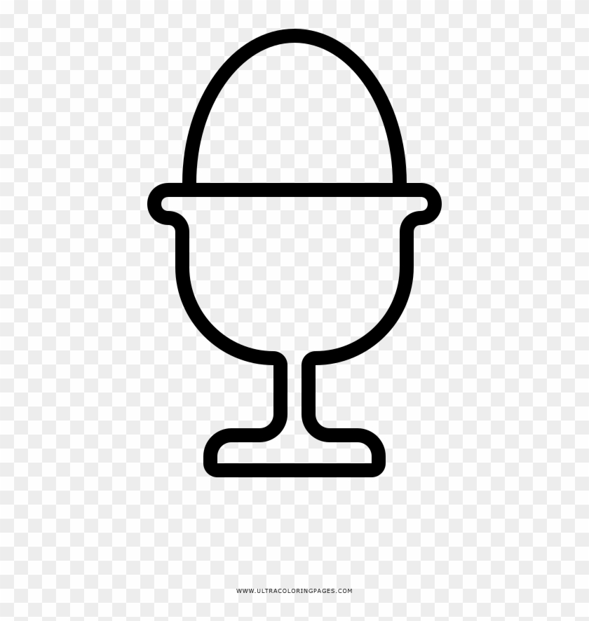 Egg Cup Coloring Page - Chicken #647727