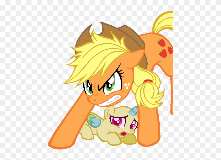 Gtfo, Boi [applejack Version] By Tech-kitten - Mlp Base With Applejack #647832