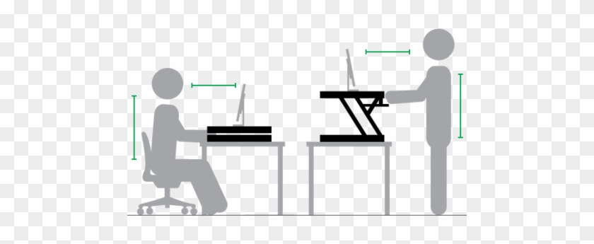 Because The Voyadesk Can Be Both Raised To A Standing - Standing Desk #648044