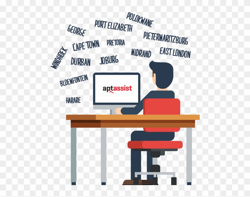 Details Concerning Dates, Times And Venues Are Available - Person Sitting At Computer Clipart #648055