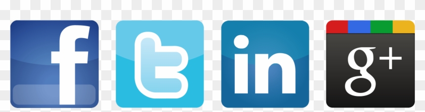 Twiter Linkedin And Icon - Facebook Twitter Linkedin Icons Vector #648220