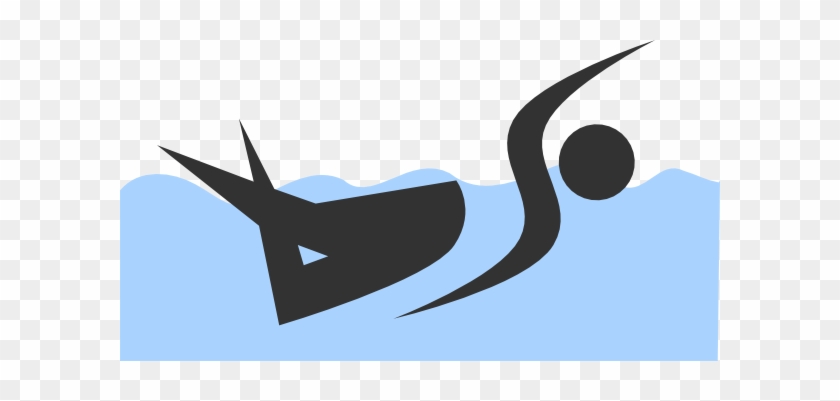 Swimmer Light Blue Clip Art At Clker - สัญลักษณ์ ว่า ย น้ำ #648544