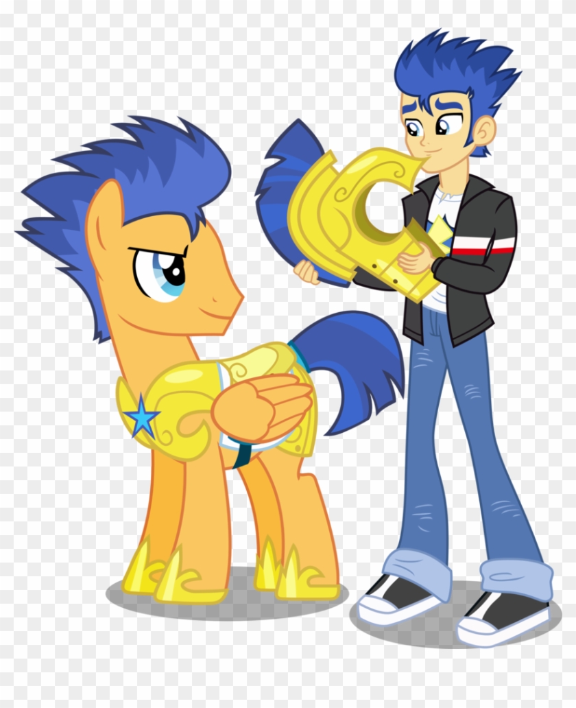 Flash Sentry And Flash Sentry By Hampshi - Mlp Fim Flash Sentry #649392