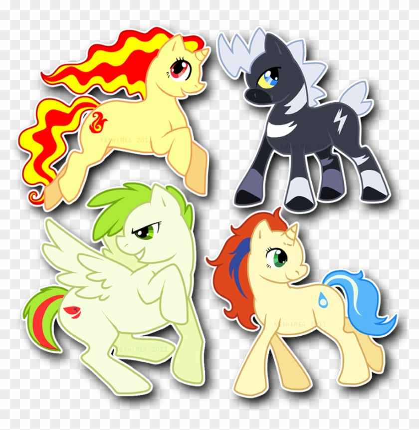 My Little Ponymon By Kaceymeg - Cartoon #649498