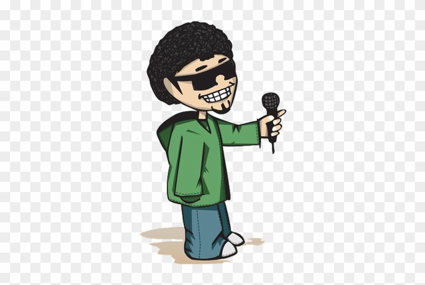 Hip Hop Cartoon Character Rapper - Vector Graphics #649770