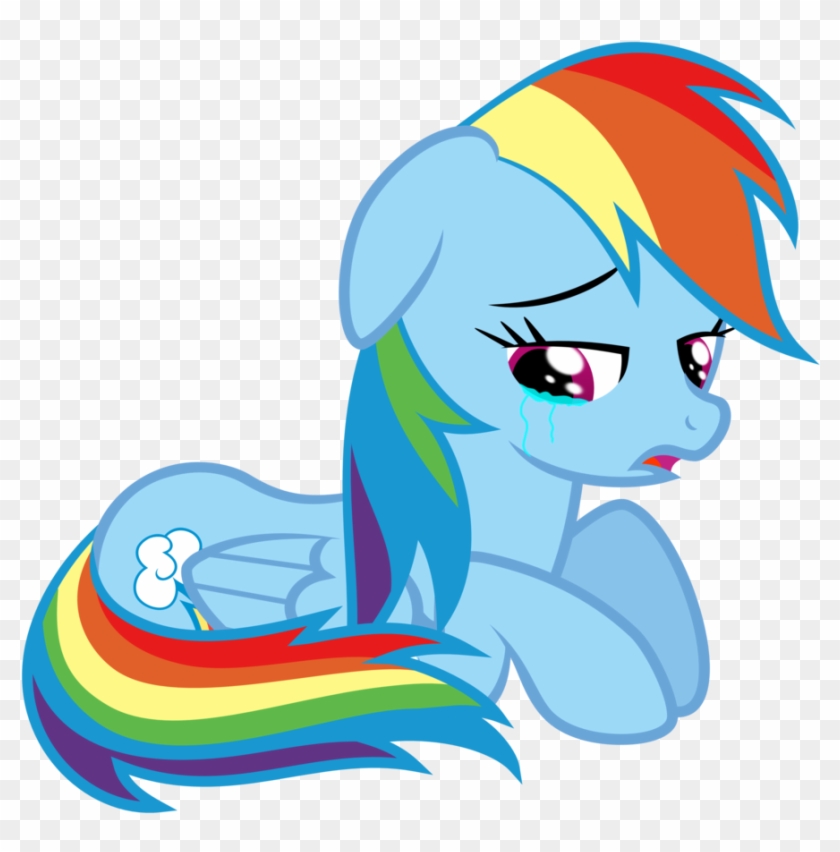 Voaxmasterspydre, Crying, Rainbow Dash, Safe, Simple - Mlp Cry Rainbow Dash #649895