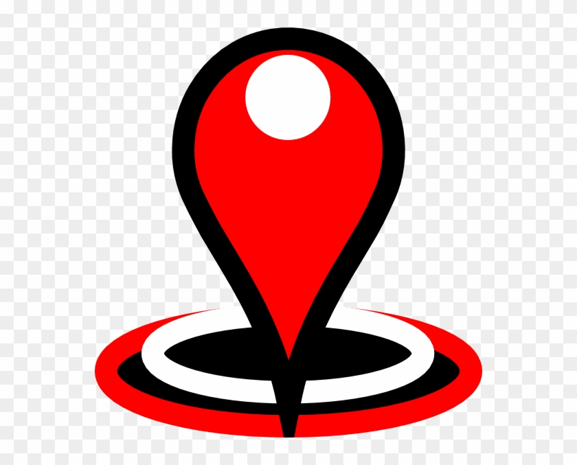 Localize Me Red Black V1 Clip Art At Clker - Localization Clipart #649942