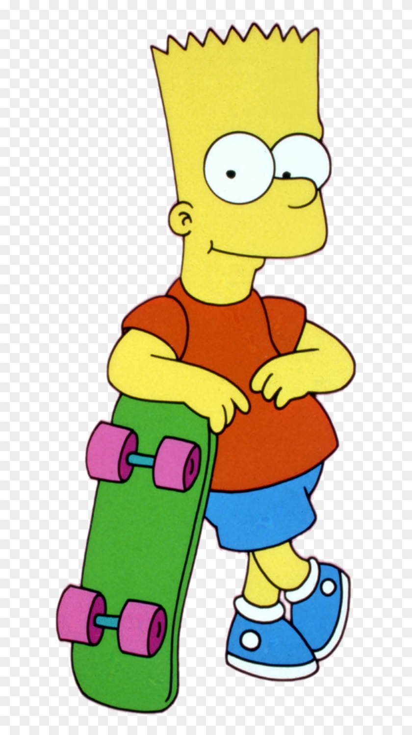 Bart Simpson Poses With Skateboard By Kaylor2013 Bart - Bart Simpson With Skateboard #650031