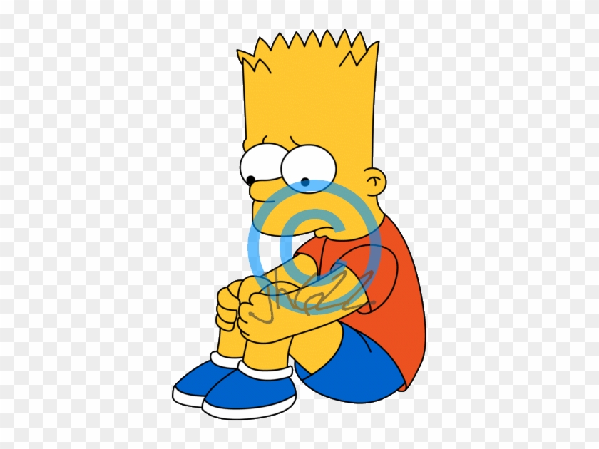 Sad Bart By Jh622 - Bart Simpson Sad Png #650433