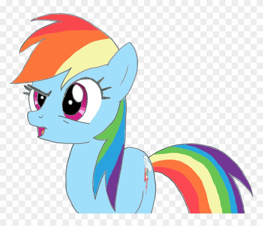 Rainbow Dash Mlp - Rainbow Dash Is Surprised #650496