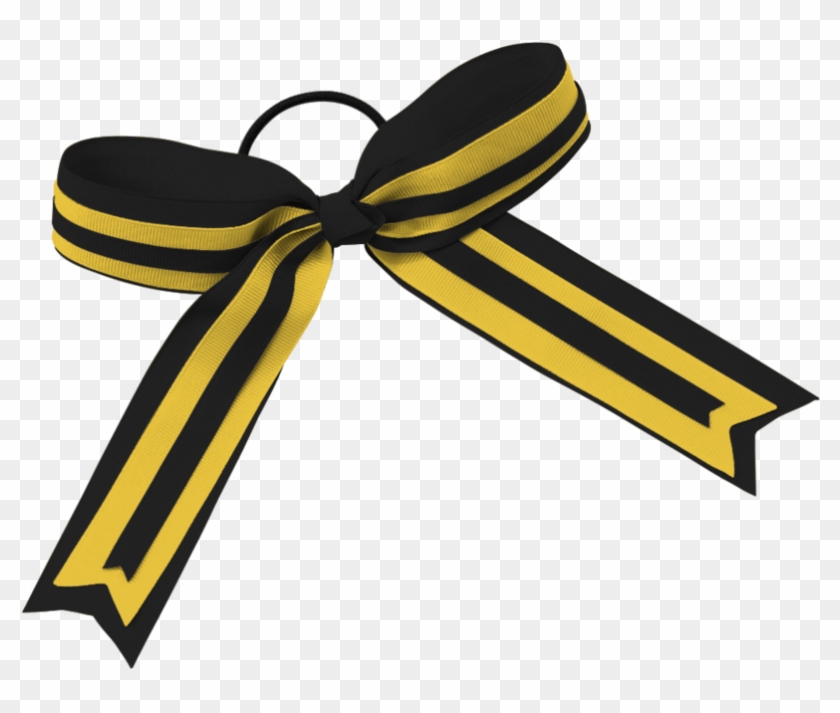 Alleson Chb2 Cheer Hype Hair Bow - Alleson Black/grey Cheer Leaders Hype Hair Bows One #650503