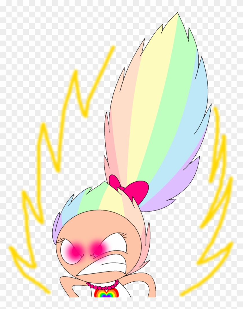 Super Saiyan By Ra1nb0wk1tty - Cartoon #650553