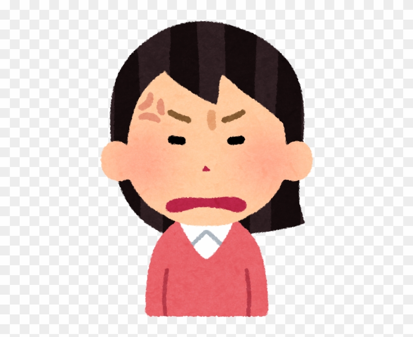 フリー 素材 イラスト 怒る #650597