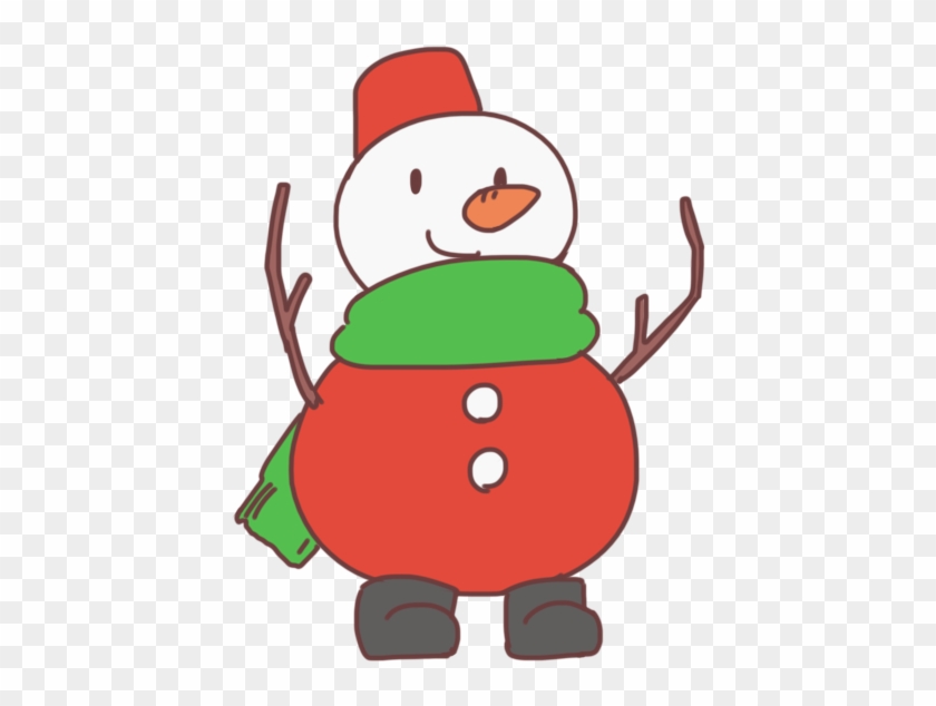 クリスマス仕様のゆきだるま - 無料 画像 イラスト クリスマス #651126