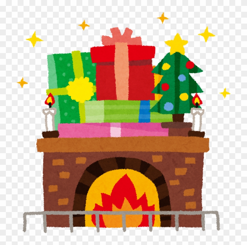 妻が夫にして欲しいクリスマスプレゼントとは？ - 暖炉 イラスト #651130