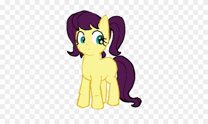 Chubby Filly With Pigtails Is Best Pony By Nullpony-exception - Mlp Pony With Pigtails #651426