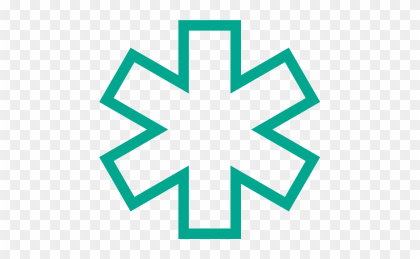 Urgent Care, In Your Neighborhood - Star Of Life With Ecg #651617