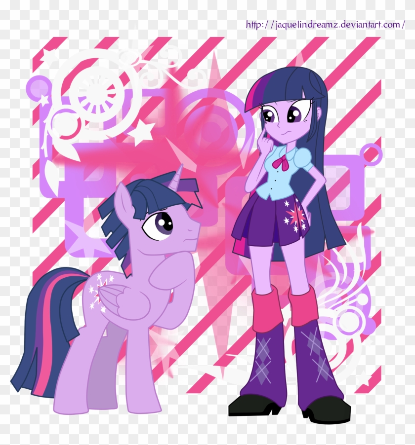 By Jaquelindreamz On Deviantart - Dusk Shine And Twilight Sparkle #651717