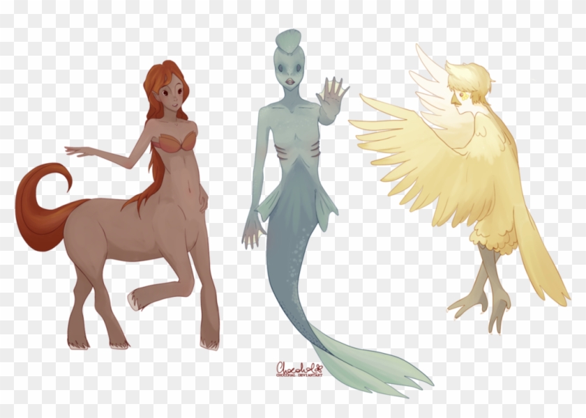 Drawn Mermaid Mythical Creature - Centaur #651870