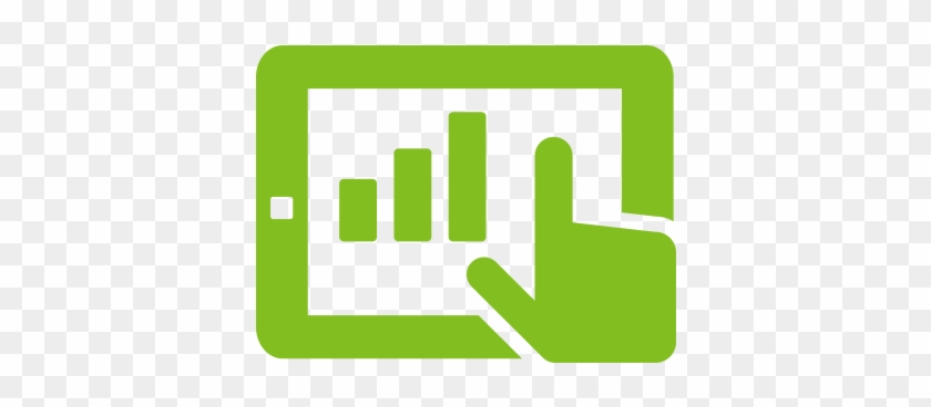 Hand Swiping Tablet Displaying Bar Graph - Statistical Graphics #652160