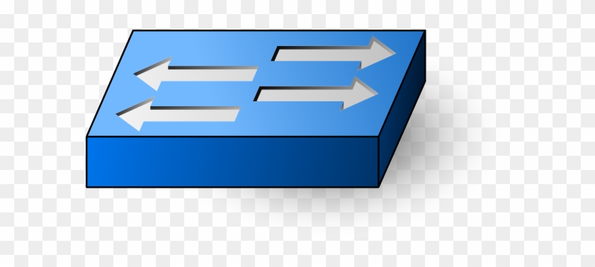 Free Vector Network Switch Clip Art - Network Switch Symbol #652197