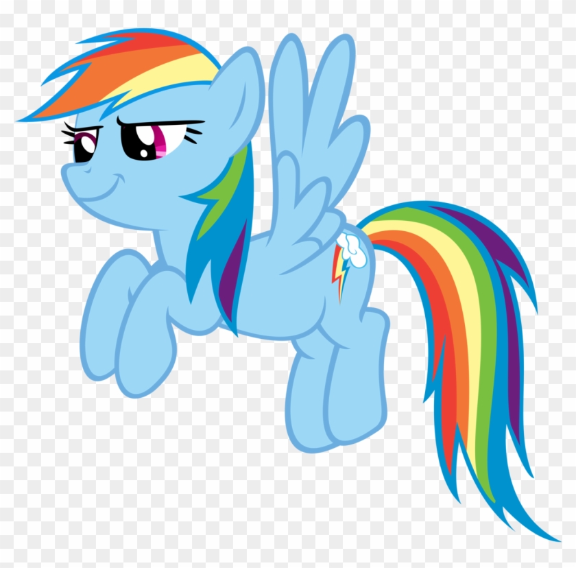 Smug Rainbow Dash By Drfatalchunk Smug Rainbow Dash - Rainbow Dash Image White Background #652908