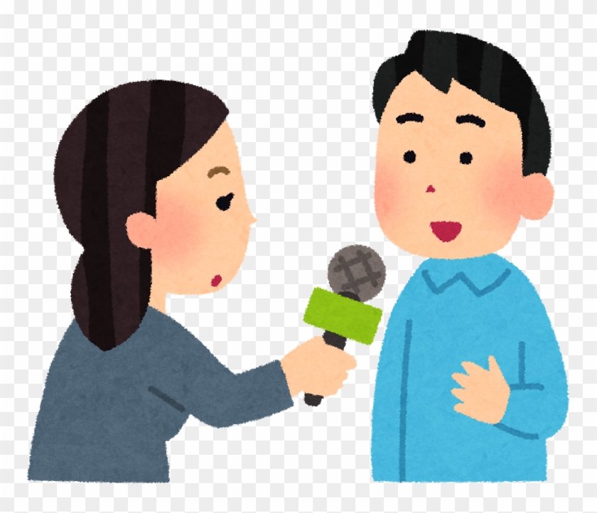 Interview - リポーター イラスト #653531