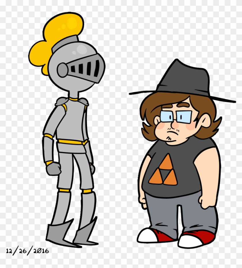 Knight And Fedora By Nyanxiety Knight And Fedora By - Cartoon #653588