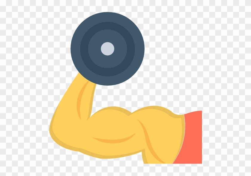 Weight Training - Dumbbell Cartoon Png #654457