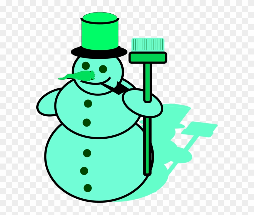 Yellow - Snowman Drawing #654688