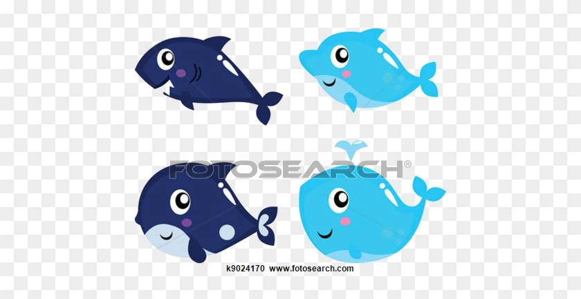 4 - Little Blue Cute Whales Tshirts Large Tote Bag, Adult #655809