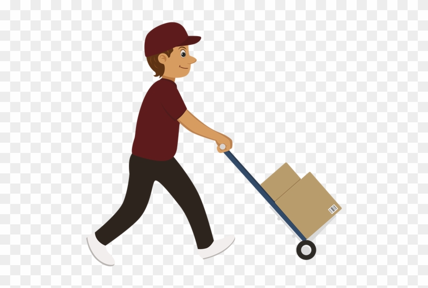 Delivery Clipart Png - Delivery Man Png #655864