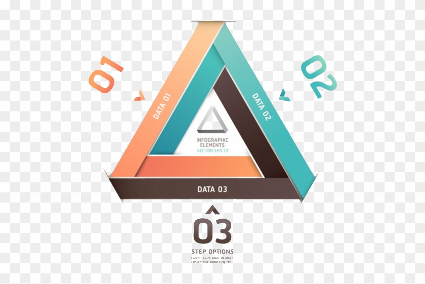 Origami Triangle Illustration - Origami Triangle Illustration #656131