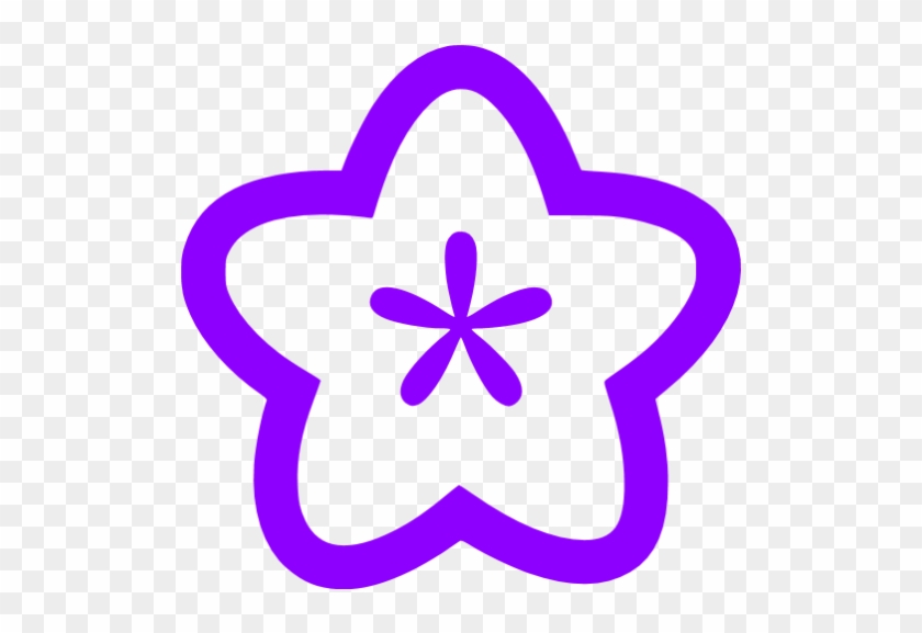 Violet Flower Icon - Flower Icon Png #656132