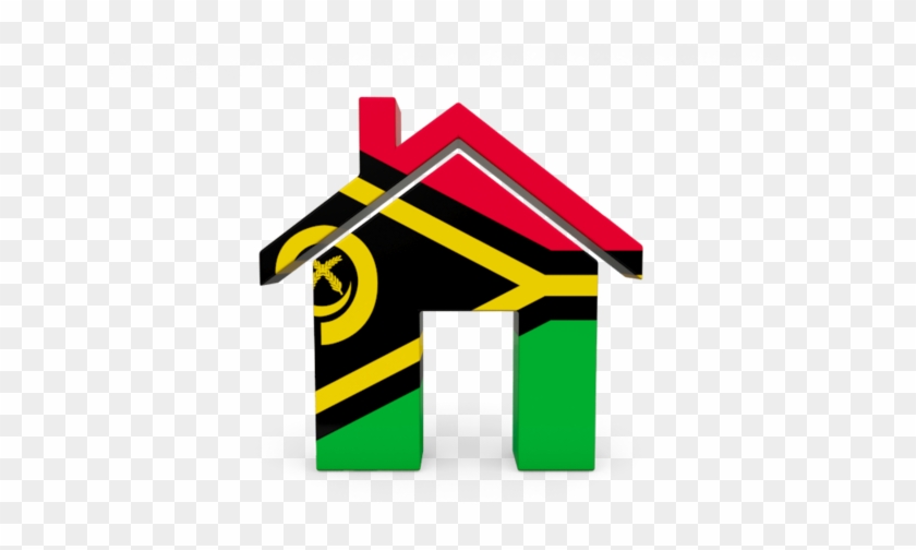 Illustration Of Flag Of Vanuatu - Flag Of Vanuatu #656141