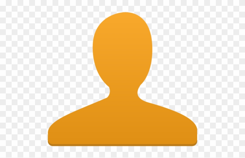 User Orange Icon - User Orange Icon #656546