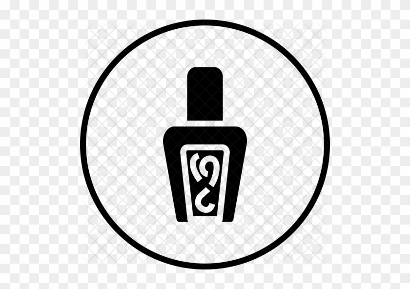 Manicure Icon - Throw Away Trash Sign #657658