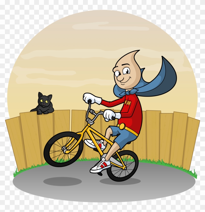 Bicycle Cartoon - Cartoon #657741