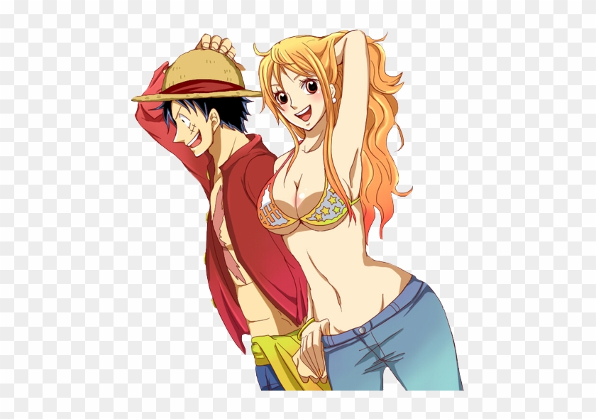 31 Images About Luffy X Nami💟🍊👒 On We Heart It - Luffy Nami Fanfic Lemon #657821